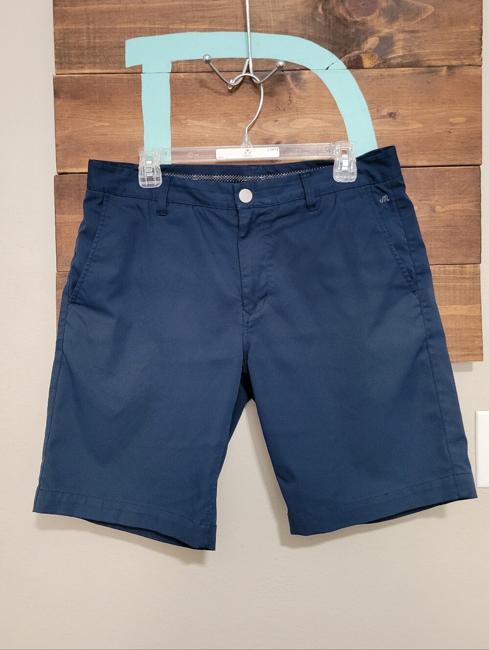 Bonobos Mens Navy Performance Chino Golf Shorts Size 33